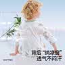 贝肽斯婴儿睡袍新款后背网眼透气儿童睡袋夏季纯棉睡衣宝宝睡裙 实拍图
