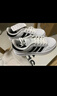adidas NIZZA PLATFORM厚底增高运动帆布鞋男女阿迪达斯三叶草   一号黑/白   38.5 实拍图