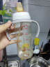 贝亲（Pigeon）自然离乳 PPSU重力球吸管奶瓶 双把手直饮杯 330mL 12月+ AA253 实拍图