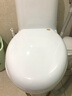 欧吉美  马桶盖通用坐便器盖子家用加厚盖板老式抽水马桶圈器配件缓降静音 豪华款V型（上装） 实拍图