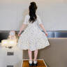 哈熙牛女童夏装连衣裙2025新款大童女装公主裙洋气12岁女孩儿童雪纺裙子 黄色  此款偏小一码 150身高140-150cm 实拍图