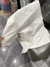 蕉内【王一博同款】502Go Pro男女士三防火锅T恤防水透气棉感防晒短袖 【王一博同款】暖白 M 实拍图