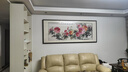 琅櫃坊国画牡丹花开富贵客厅装饰画纯手绘真迹新中式挂画水墨字画花鸟画 A-花开富贵 画芯加框216*89CM 实拍图