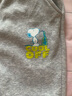 史努比（SNOOPY）童装儿童裤子男童卫裤中大童运动裤春装 COOLOFF/灰色 150 实拍图