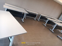 义元家具培训桌会议桌折叠桌学习桌办公桌拼接电竞桌可移动课桌电脑桌 1200W*400D*750H 升级加厚钢架 实拍图