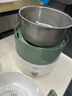 LOTOR电热饭盒自热插电保温热饭器蒸饭器上班族带饭神器办公室蒸煮可加热饭盒 2L 绿色标准款【三个内胆】 实拍图