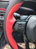 奥迈尔 适用于本田思域方向盘套真皮手缝 凌派享域CRV思铂睿INSPIREURVXRV艾力绅改装把套 黑红定制款 实拍图