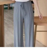 浪莎冰丝阔裤腿裤女夏季薄款高腰防晒裤显瘦宽松直筒防蚊宽松休闲长裤 实拍图