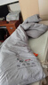 大豆纤维被芯冬季加厚棉被双人四季被子学生宿舍单人夏被春秋被 绅士灰 200*230cm6斤春秋被 实拍图