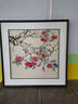 琅櫃坊石榴柿子寿桃挂画国画手绘工笔花鸟画餐厅玄关装饰画美协名家 A-好事近 画芯加框90*90CM 实拍图
