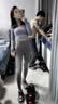 森上优集【带胸垫】瑜伽服套装女运动上衣显瘦罩衫普拉提训练健身裤长袖 网纱瑜伽服XL【蓝色】 实拍图