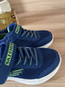 Skechers斯凯奇儿童运动鞋男童透气网鞋时尚魔术贴大童跑步鞋403748L 实拍图