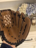蒙拓嘉 棒球手套垒球投球儿童青少年成人装备体育课内野投手捕手手套 S码 棕色 实拍图