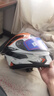 睿觅（RYMIC）摩托车头盔全盔3C认证专业机车骑行头盔跑盔四季男女977橙灰飞刃L 实拍图