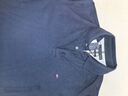 Tommy Hilfiger25春夏新款男透气珠地网眼通勤修身短袖T恤/镶边翻领POLO衫 【修身款】深海藏青CJM M （推荐：130-140斤） 实拍图