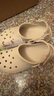 卡骆驰（CROCS）蜗轮洞洞鞋男女同款户外休闲鞋|208776 水泥灰-160 36 /37(220mm) 实拍图