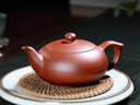 畅陶 宜兴紫砂壶传统手工原矿紫泥红皮龙茶壶茶具套装飞鸿壶 李晓璐 红皮龙大款·赠养壶巾 250ml 实拍图