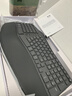 B.O.W人体工程学三模无线蓝牙键盘垂直鼠标套装软垫手托可充电笔记本电脑外设台式静音办公游戏打字键鼠 人体工学三模键盘丨太空灰丨108键充电款 实拍图