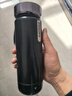 飞利浦（PHILIPS）【支持LOGO定制】随行电热水杯便携迷你烧水杯316不锈钢内胆电热杯保温杯 0.35L 【爆款】烧水杯 黑色 实拍图