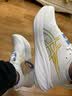 亚瑟士ASICS跑步鞋男鞋缓震透气运动鞋舒适耐磨回弹跑鞋 GEL-NIMBUS 26 白色/蓝色 42 实拍图