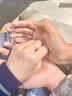 AIF星河999足银情侣戒指女男情侣对戒钟久久情人节生日礼物送女男友 星河情侣戒指【七仓直发】 实拍图