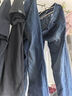 海澜之家（HLA）直筒牛仔裤男25春夏五袋款绣花裤子男春秋季 牛仔蓝过渡色（浅）13 36 180/92A 推荐161~170斤 实拍图