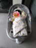 泰美高（Trimigo）电动婴儿摇摇椅哄娃神器婴儿摇篮0-1岁宝宝满月礼物哄睡婴儿摇椅 月光灰 PLUS版【加长睡篮】 【蚊帐+餐盘+玩偶+头枕+蓝牙音乐】 实拍图