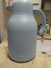 膳魔师（THERMOS）保温壶玻璃内胆家用大容量便携宿舍暖水壶热水瓶TEHA/TEHD TEHA-天蓝 1.48L 实拍图