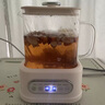 Eclair Naturals养生壶家用方形炖煮焖多功能全玻璃煮茶器烧水壶小型办公室花茶壶 茶漏炖盅款丨自动保温丨多样炖煮 1L 实拍图