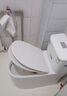 科勒（KOHLER）家用侧排马桶小户型左右排直冲式坐便器防臭防堵卫生间坐便器 右排水-智洁雪花釉面 实拍图