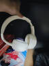 狼蛛（AULA）S306无线主动降噪头戴式蓝牙耳机2025最新款高音质超长续航电竞游戏耳机音乐耳麦礼物适用苹果华为 米白色【主动降噪+空间音效】 实拍图