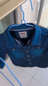 Levi's李维斯童装春秋款男童衬衫牛仔儿童经典水洗设计男女童衬衣长袖 映像蓝 110 /52 【建议身高98-104cm】 实拍图