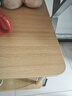 霓峰小桌子迷你客厅家用小方桌沙发边几小户型阳台茶几简易实木腿茶桌 橡胶木色【50*50*53】升级加厚款 实拍图