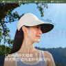蕉下（beneunder）棒球帽子遮阳帽女鸭舌帽黑胶大檐防晒帽防紫外线百搭BM530白 晒单实拍图