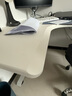 木藝生转角双电机电动升降电脑桌家用办公双人L型桌子工作台拐角书桌 【双电机】整板左拐角雅致白 覆膜板材 1.6*1.1M(升级加强版收纳横梁) 实拍图