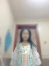 安妮优儿汉服女童春夏款中国风连衣裙儿童古风襦裙古装裙子唐装 绿色 150 实拍图