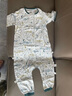 nest designs婴儿睡袋婴幼儿竹棉纱布宝宝睡袋用品分腿防踢被四季通用四层双层 初雪-双层（建议室温26-28℃） 100码(建议身高90-100cm)年龄2-3岁 实拍图