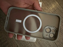 KEKLLE【肤感磁吸】适用iPhone15手机壳 苹果15保护套磁吸无线充电磨砂防摔镜头全包软边保护套 钛灰色 实拍图
