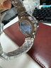 LOEGSINS手表男士 时尚商务全自动机械表镂空防水奢华男女腕表 L726女款间金白面送真皮表带 实拍图
