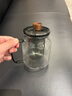 美斯尼 茶壶玻璃泡茶壶 加厚耐热玻璃泡茶器创意墨色玻璃功夫茶具 墨色壶 560mL 实拍图
