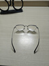 依视路（ESSILOR） 新款商务男镜架时尚镜框女配依视路镜片近视定制眼镜网上配镜 钛金属-4023BK-黑色 镜框+依视路膜岩高清1.60现片 实拍图