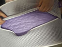翼眠非乳胶枕舒适睡眠格子枕头芯无压枕透气高低波浪形颈椎枕头经典枕 经典款紫色 单只 实拍图