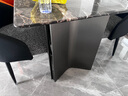 法蒂玛轻奢大理石餐桌现代简约长方形家用餐桌椅组合小户型不锈钢吃饭桌 1.4*0.8米 单餐桌 实拍图