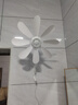 扬子壁扇壁挂式免打孔电风扇家用静音床头小风扇挂墙式大风力宿舍厨房厕所卫生间餐厅墙壁风扇 8叶标准款 实拍图