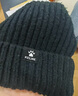 卡尔美（KELME）帽子针织帽男女冬季保暖毛线帽运动跑步滑雪帽骑行防风防寒棉冷帽 实拍图