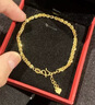 中国黄金（CHINA GOLD）黄金手链女足金首饰凤尾手链素金生日生日送女朋友礼物送老婆 时尚凤尾手链 约2.7g 实拍图