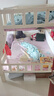 筱环上下床实木上下铺儿童床男孩女孩高低床成人双层床子母床 上下床 爬梯款+书架+床垫*2 上铺宽115下铺宽135-全实木 实拍图