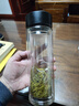 春寒高档玻璃杯 双层隔热耐高温水杯子车载便携男女泡茶杯 钢本色【450ML】 实拍图