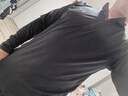 安德玛（Under Armour）T恤男 2025夏季新款宽松透气长袖休闲打底上衣户外跑步健身运动服 店长推荐/晒图退5元 L (175/96A) 实拍图