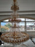 新奥泰佳 别墅复式楼梯水晶吊灯客厅大吊灯酒店工程金色长吊灯 直径1.2米*高1.8米+单色LED灯泡 晒单实拍图